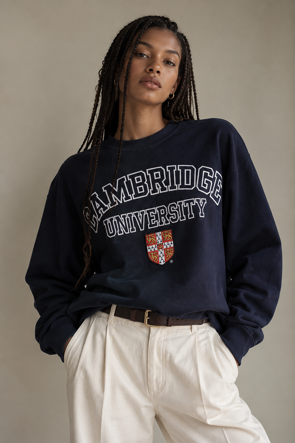 Moletom oficial Cambridge University marinho | M