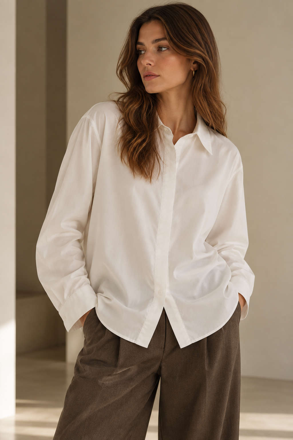 Camisa alfaiataria branca 3XL