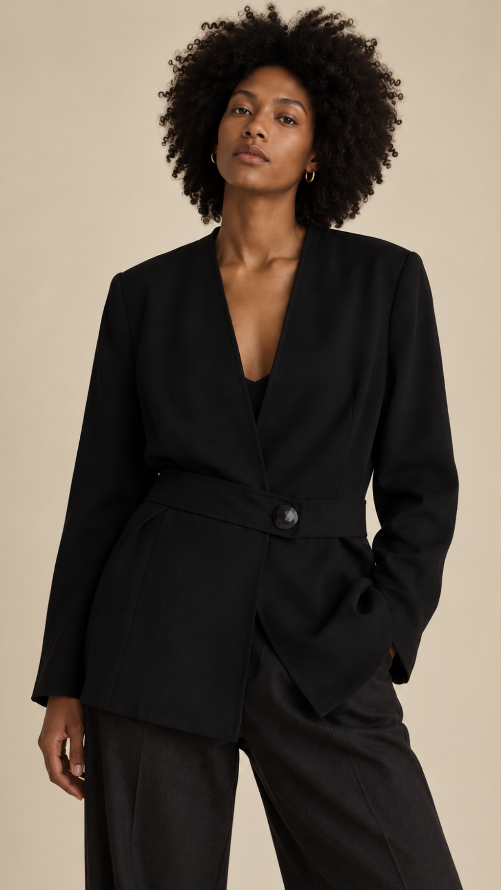 Blazer vintage preto 42