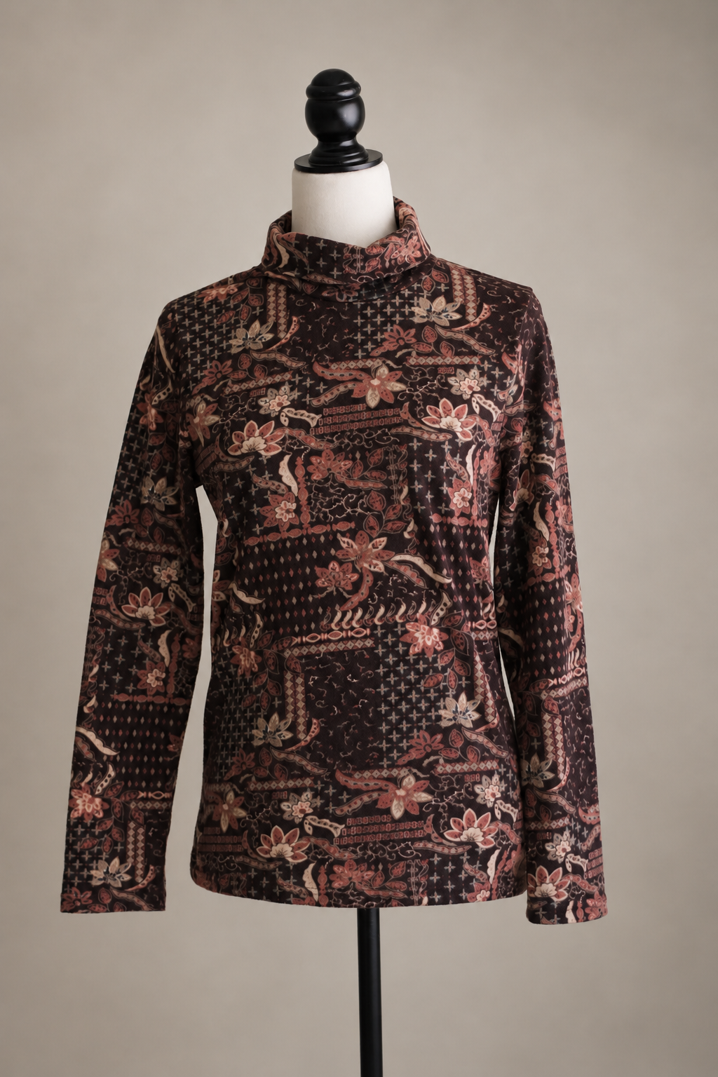 Blusa estampada Taleyo, vista lateral