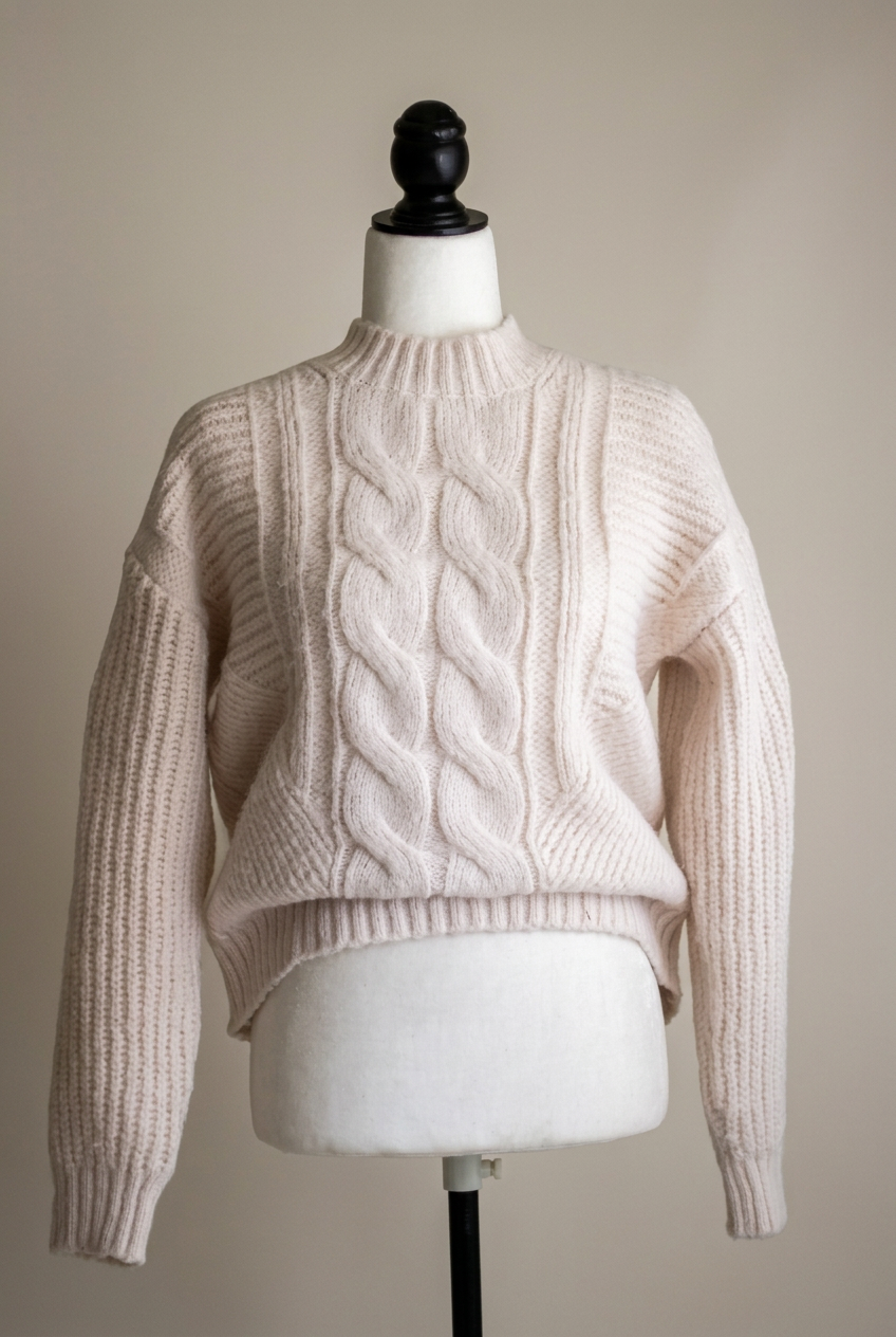 Camisola branca Easy Wear vista de frente